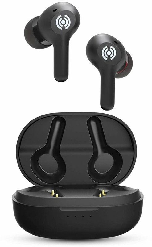 Boom Sound Bang Audio Truly Wireless Earbuds Bluetooth Headset  (Black, Red, True Wireless)