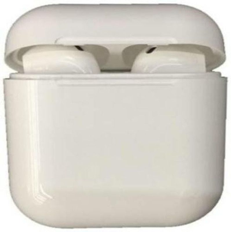 In Ear Bluetooth Headset With Portable Charger Bluetooth Headset  (White, True Wireless)