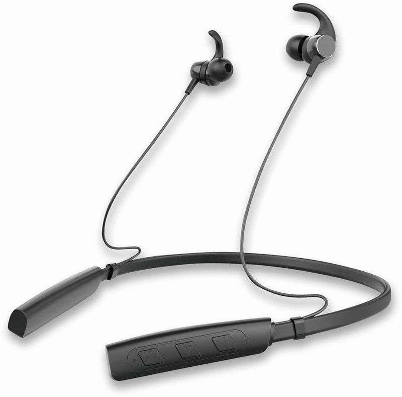 CIHLEX C-7 24Hr Long Life Battery Bluetooth Neckband Headphone Earphone Earbuds Earpods Bluetooth Headset  (Black, In the Ear)