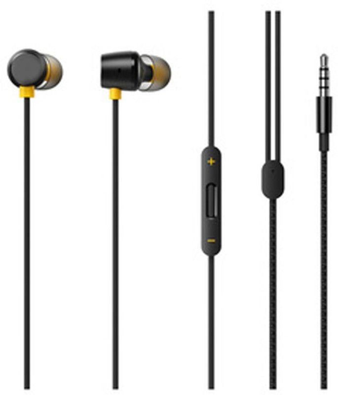 YezBay Buds R Bass Earphone Wired Headset  (Black, In the Ear)
