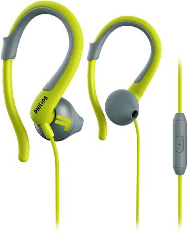 PHILIPS SHQ1255TLF/00 Wired Headset  (Lime Fog, In the Ear)