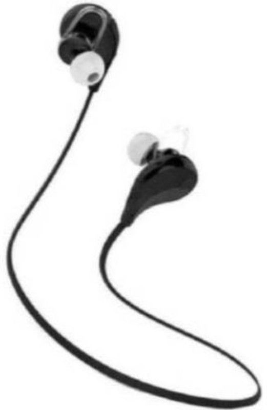 GUGGU Jogger Neck Band Bluetooth Headset Bluetooth Headset  (Black, In the Ear)