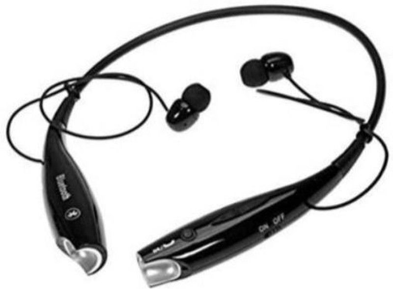 SYARA UNK_492D HBS-730 Bluetooth Headset for all Smartphones without Mic Bluetooth without Mic Headset  (Black, In the Ear)