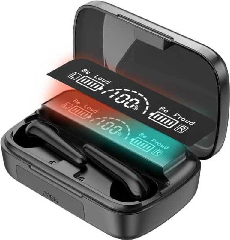 Kabeer enterprises Exclusive edition M90 Earbuds Upto 48 Hours Playback with ASAP Charge KE22 Bluetooth Headset  (Black, True Wireless)