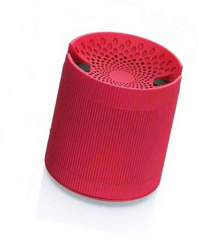 ZOYASLIX Wireless Portable Multimedia Mobile/Tablet Speaker Laptop/Desktop Speaker with memory card slot and aux supported mini speaker 3 W Bluetooth Speaker  (Red, Stereo Channel)