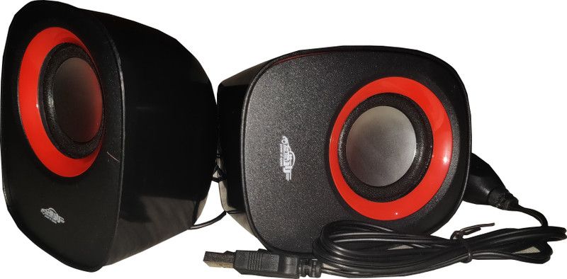 Adnet Multimedia Speaker 6 W Laptop/Desktop Speaker  (Black, 2.0 Channel)