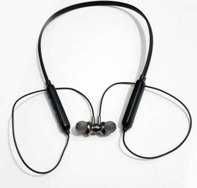 ZAUKY earpods Bluetooth Headset for all Smart phones Bluetooth Bluetooth Headset  (Black, In the Ear)