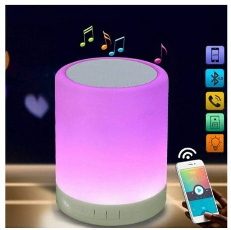 Syara NJF_555I_Touch lamp Bluetooth Speaker compatiable With all smartphones|devices 48 W Bluetooth Speaker  (Multicolor, 2.1 Channel)