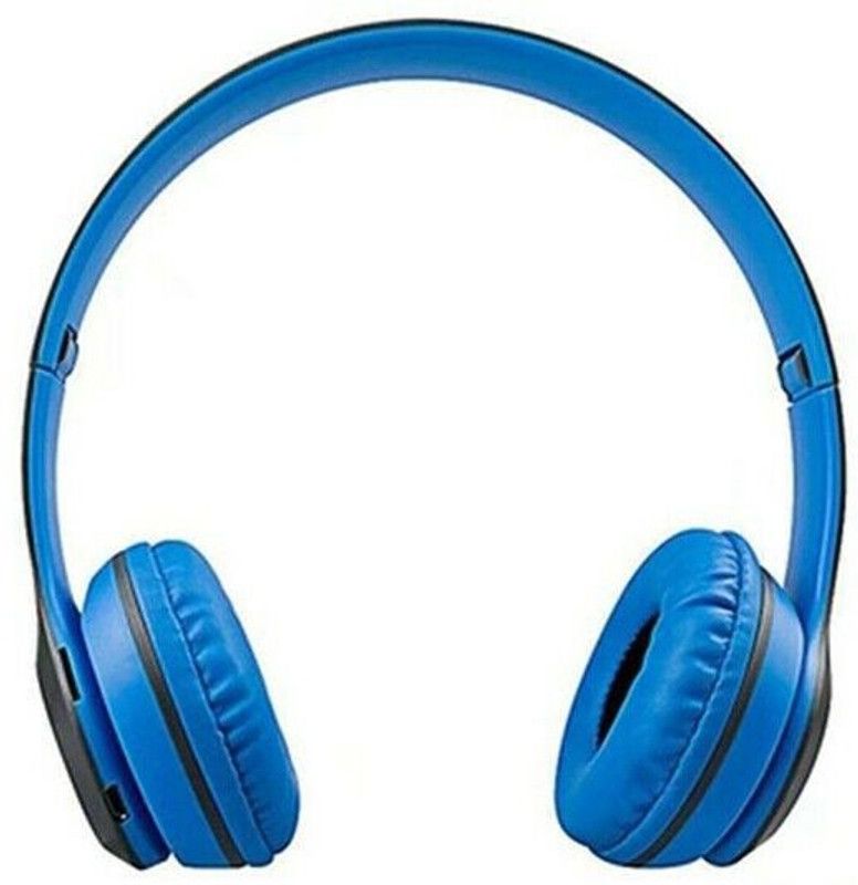 CASADOMANI P47 headphones Multifunctional music Headset Portable Earphone Bluetooth Headset  (Blue, Grey, On the Ear)