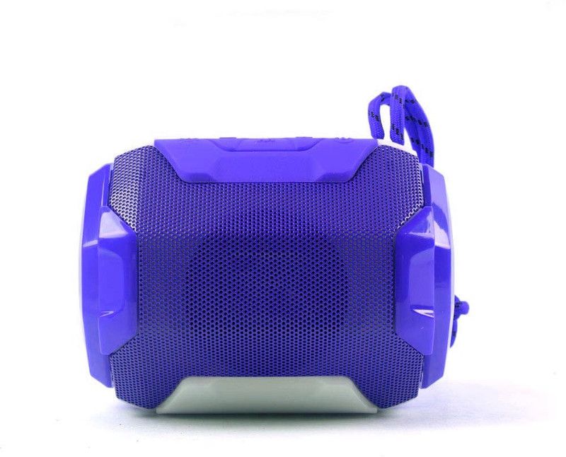 pinaaki A005 Colorful Full Disco Party Light Powerful Ultra HD Dynamic Sound Extra Bass Splashproof Wireless Bluetooth Speaker TF,FM,AUX Supported (Fully Compatibility -Mobile,Laptop,Computer} 6 W Bluetooth Speaker  (Blue, Stereo Channel)
