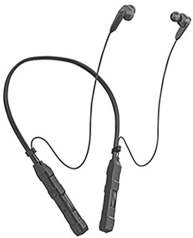 IZWI Neckband earphone IZNC bt headphones sport earphone wireless microphone headset Bluetooth Headset  (Black, In the Ear)