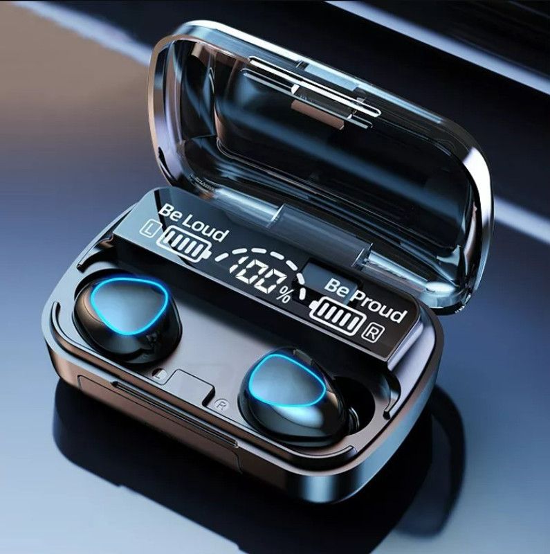 JVMART M10 TWS EarBuds Touch Control Bluetooth Headset  (Black, True Wireless)