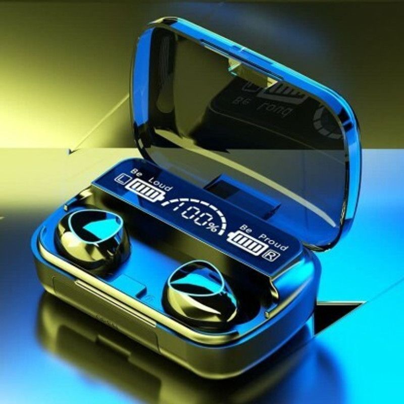 M10 TWS Wireless Earphone Stereo Sport Headsets CVC8.0 Noise Reduction T10 Bluetooth Headset  (Black, True Wireless)