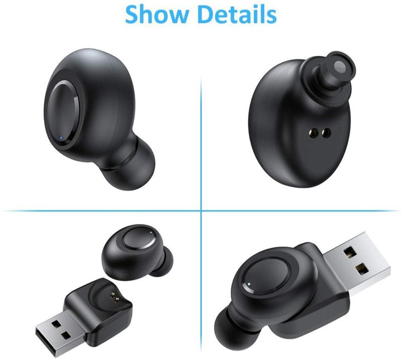 Clairbell TUR_498F_TWS m9 Wireless Earbuds Bluetooth Headset Bluetooth Headset  (Multicolor, In the Ear)