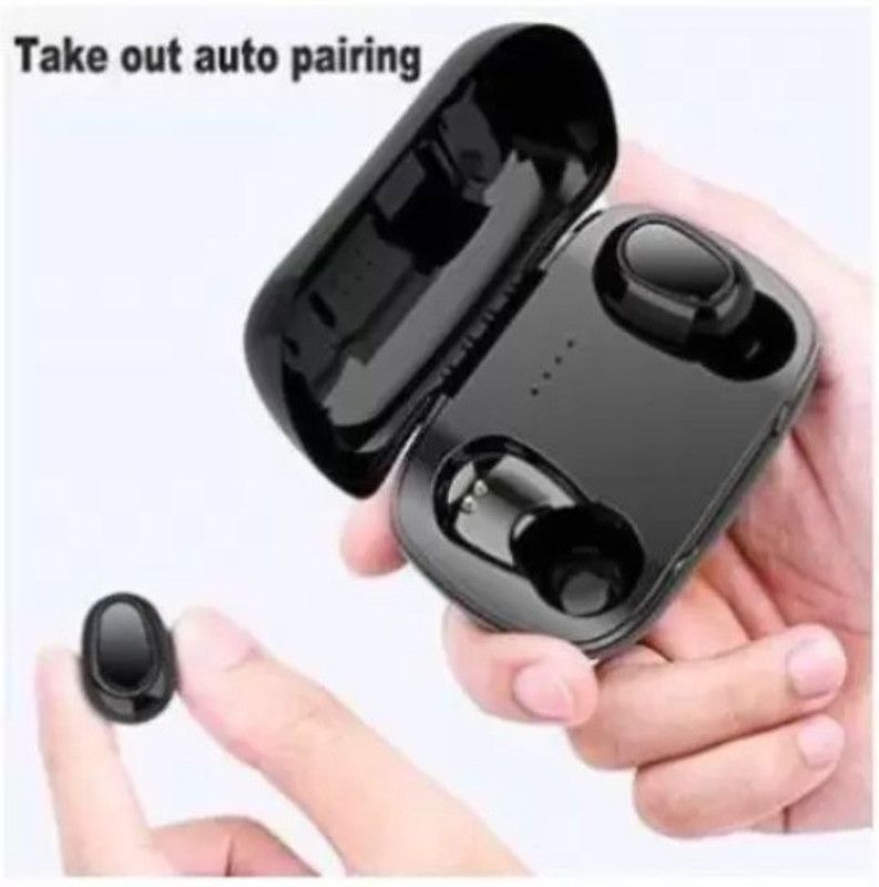 Clairbell TNS_579P_TWS L21 Wireless Earbuds Bluetooth Headset Bluetooth Headset  (Black, True Wireless)