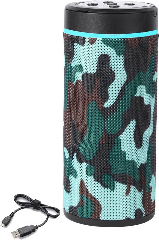 Megaloyalty TOP SELLING KT-125 Wireless rechargeable portable Premium Sound Bass Multimedia 10 W Bluetooth Speaker  (Army, Stereo Channel)