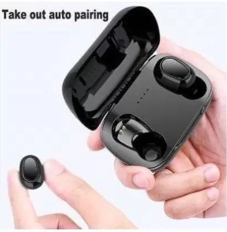 SYARA UCH_468V_TWS L21 Wireless Earbuds Bluetooth Headset Bluetooth Headset  (Black, True Wireless)