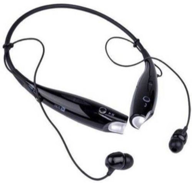 GUGGU RFA_681F HBS 730 bluetooth for all Smartphones without Mic Bluetooth without Mic Headset  (Black, In the Ear)