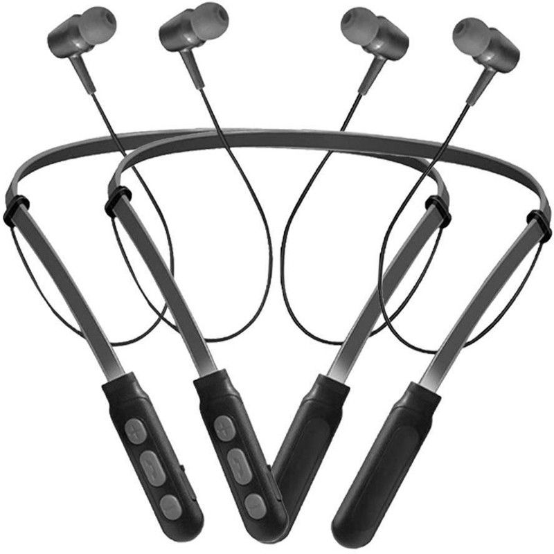 VSElectronics Combo Bluetooth Headset BT-11 Sterio Bluetooth Headset  (Multicolor, In the Ear)