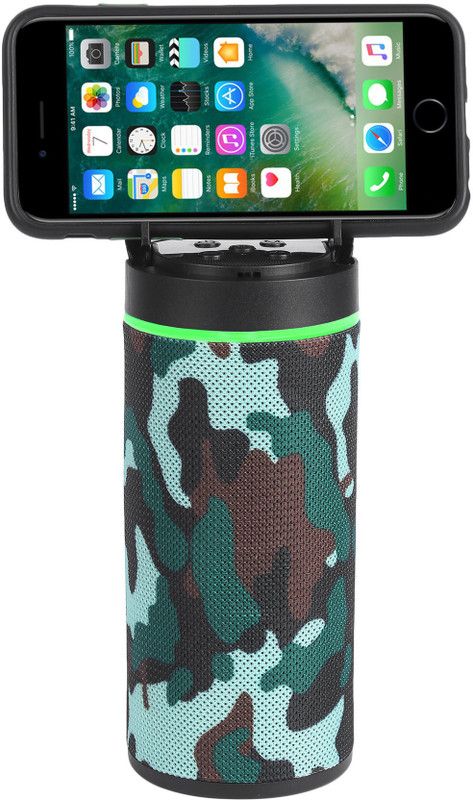 Megaloyalty BEST Product KT-125 Wireless rechargeable portable Premium Sound Bass Multimedia 10 W Bluetooth Speaker  (Army, Stereo Channel)