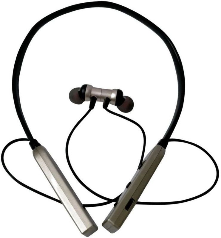 shadox v-66 sport earphone 30 h play Neckband Bluetooth without Mic Headset  (Gold, In the Ear)