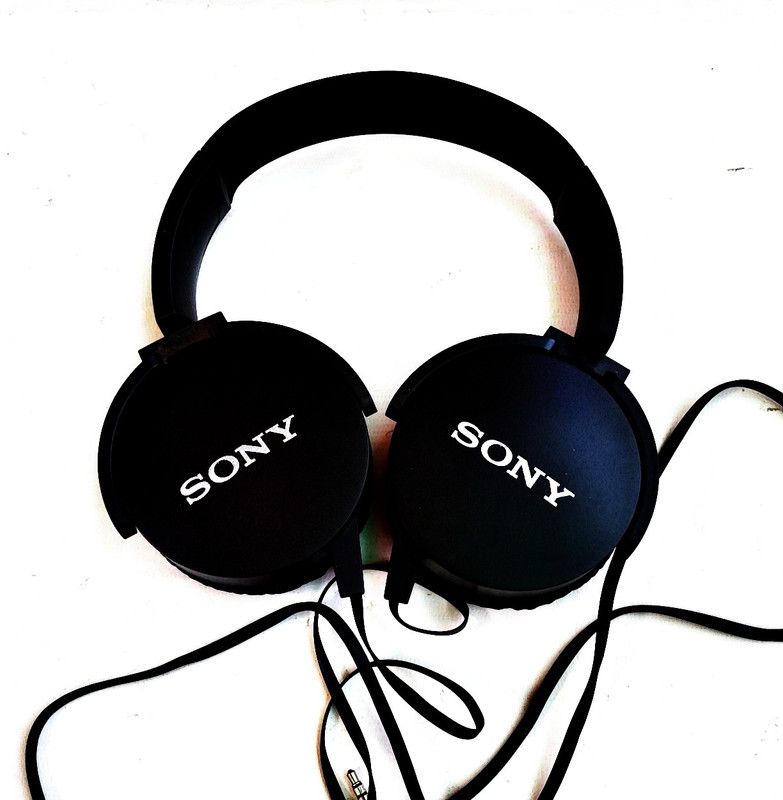 SONY_JBL_HD VOICE_MDR-XB550_Headphone Wired Headset  (BLACK, On the Ear)