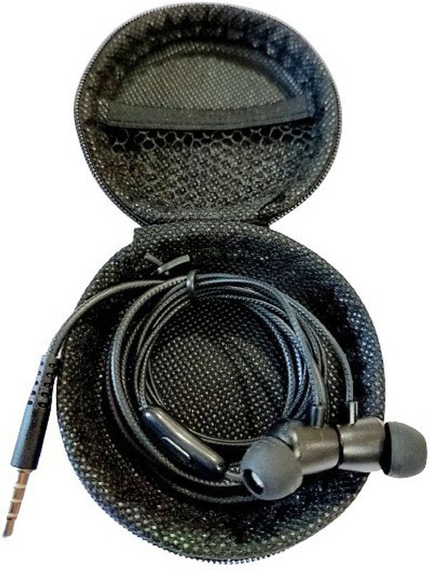 REALVOICE RVWHEB001 Wired Headset  (Black, In the Ear)
