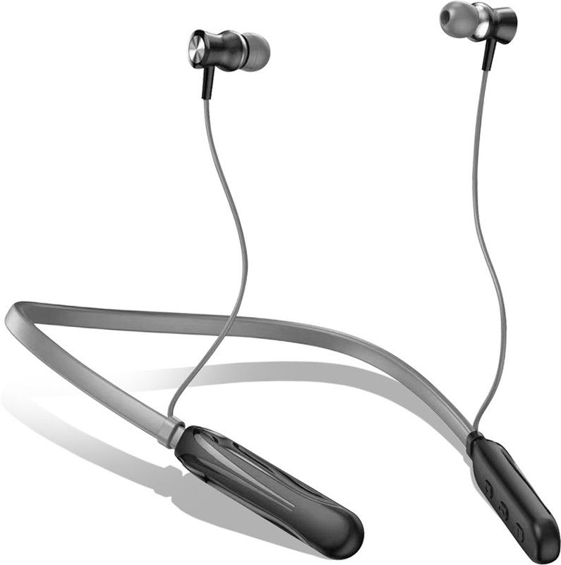 CARRON CH-12 Live Fire - 48 Hours Playtime Bluetooth Headphone Neckband Earphone Bluetooth Headset  (Black, In the Ear)