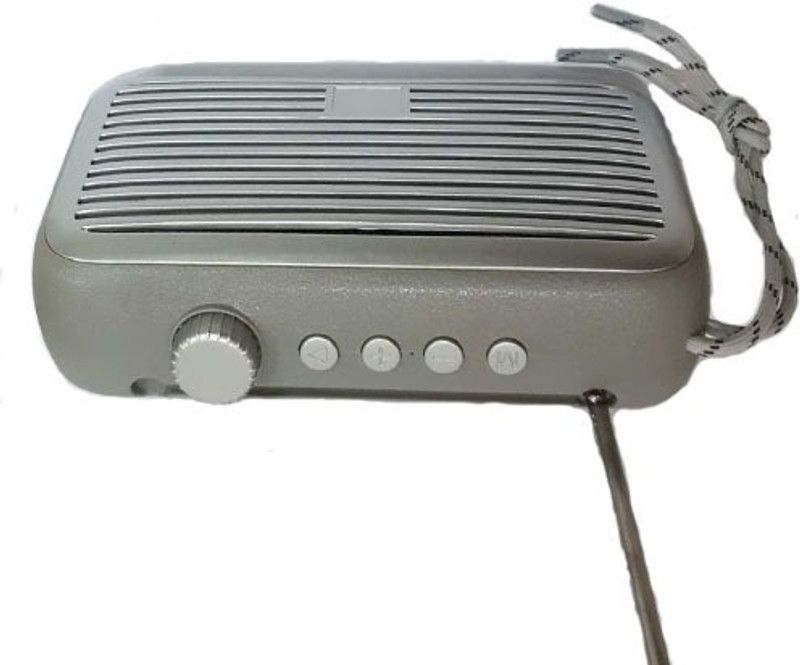 Clubics A017 High Quality Wireless Speaker With FM 5 W Bluetooth Speaker  (Silver, Mono Channel)