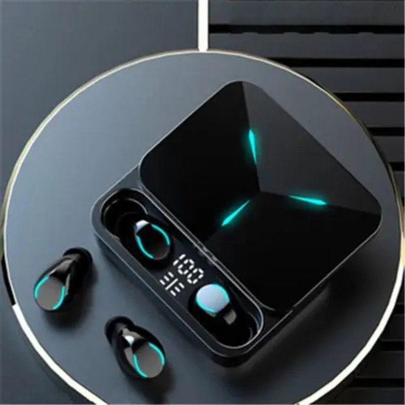 BHIMANSHI ASSOCIATES Premium TWS M90 with PowerBank Gaming Earbud Wireless Bluetooth Headset N7 Bluetooth Gaming Headset  (Black, True Wireless)