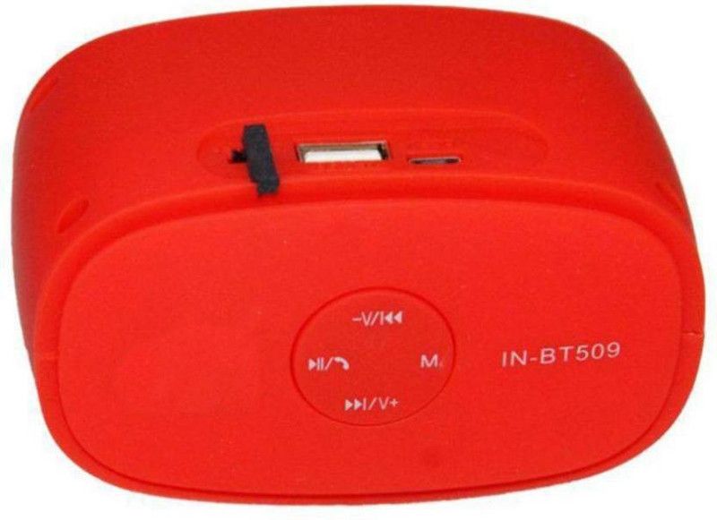 GLOWISH MP 851 IN-BT509 MINI PREMIUM QUALITY WIRELESS 10 W Bluetooth Speaker  (Multicolor, Mono Channel)