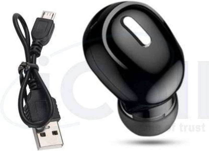JYTIQ earbuds bluetooth earphones single Bluetooth Headset  (Black, True Wireless)