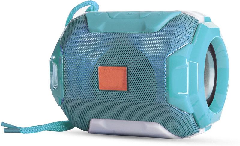 pinaaki A005 High Poweful Sound Extra Bass Wireless Bluetooth Speaker RGB Led DJ Light Reflecting with Aux, USB and Memory Card Support And Suitable For Outdoor/Indoor/Home/Car/GYM 6 W Bluetooth Party Speaker  (Green, Stereo Channel)