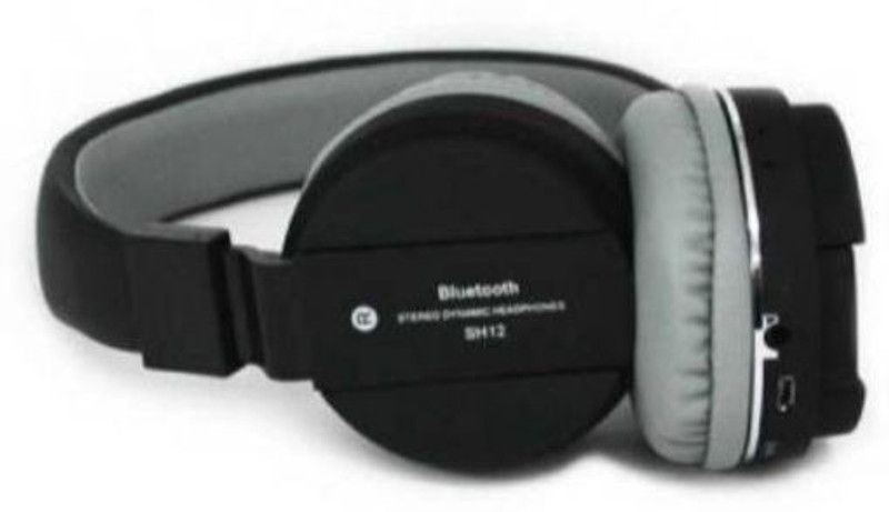 GUGGU NDS_663P_SH 12 Bluetooth Headset for all Smart phones Bluetooth without Mic Headset  (Multicolor, In the Ear)
