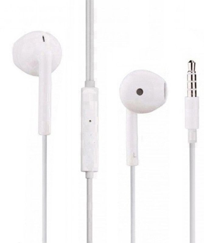 BEST VI_VO EARPHONE PAWAR FOOL SOUND Wired Headset  (WHITE, In the Ear)