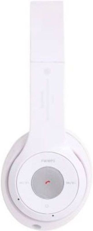GUGGU UPI_504H_S 108 Bluetoth Headset for all Smart phones Bluetooth without Mic Headset  (White, On the Ear)