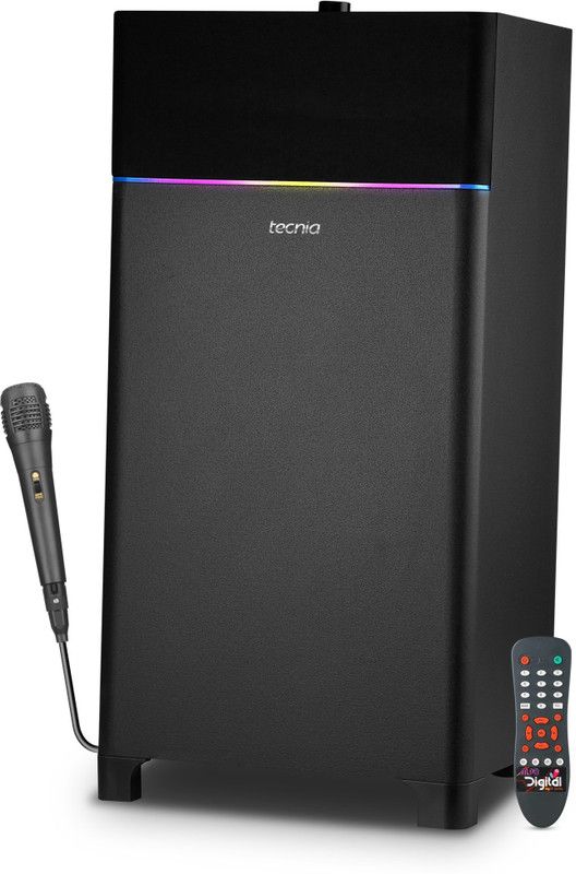 TECNIA Atom Techno Dance 1103 Party Tower Speaker 80 W Bluetooth Party Speaker  (Black, 2.1 Channel)