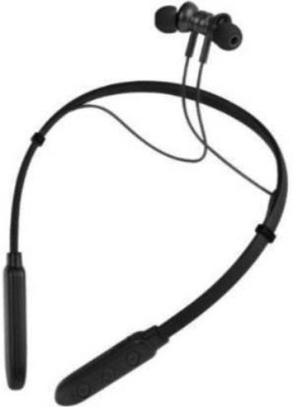 GUGGU TEK_546F_B11 Neck Band Bluetooth Headset Bluetooth Headset  (Black, In the Ear)