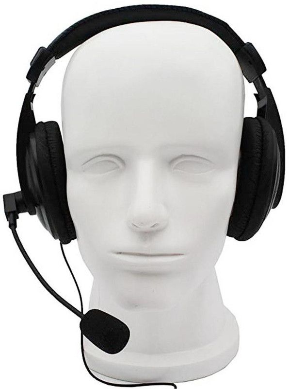 Calandis PTT MIC Headphone Headset for Baofeng 777S RT21/22/5R RD/5R/A 888S/82HP Wired Headset  (Black, On the Ear)
