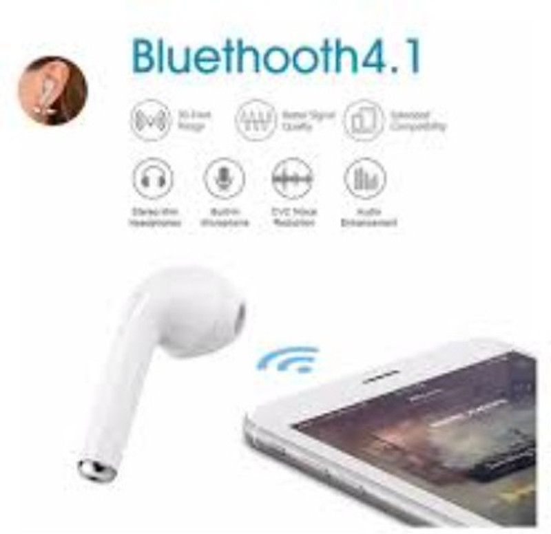 GUGGU TUI_474X_I7R Wireless Earbuds Bluetooth Headset Bluetooth Headset  (Black, True Wireless)