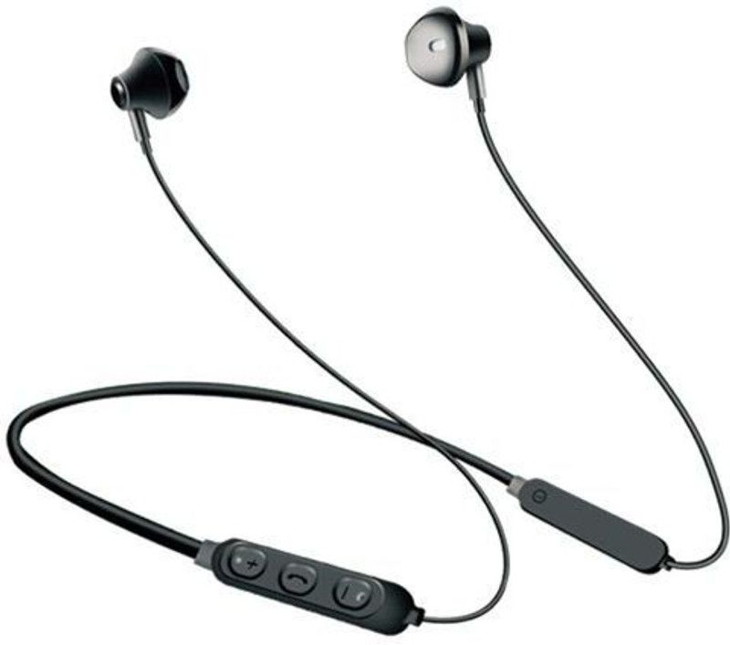 SYARA FLR_408B A10 earpods Bluetooth Headset Bluetooth Headset  (Black, In the Ear)