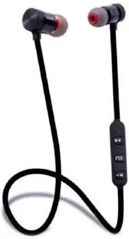 Rvelectronics KHG-MGNET-BLK-10 Bluetooth Headset  (Black, In the Ear)