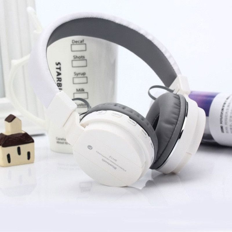 RECTITUDE 100% PREMIUM QUALITY BLUETOOTH HEADPHONE HD BASS FOR GAMING,MUSIC FOR ALL DEVICE Bluetooth & Wired Headset  (White, On the Ear)