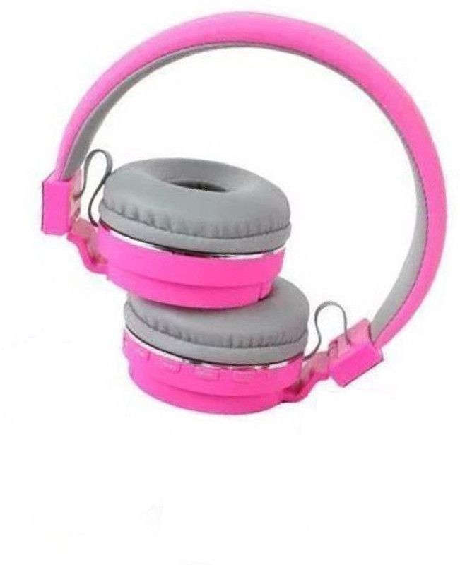 Alishark SH-12 Stereo sound deep bass Bluetooth Headset  (Pink, On the Ear)