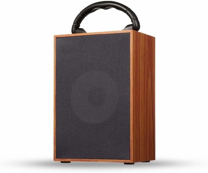 Knij BT-120 Wooden Speaker 22 W Bluetooth Party Speaker  (Brown, Stereo Channel)