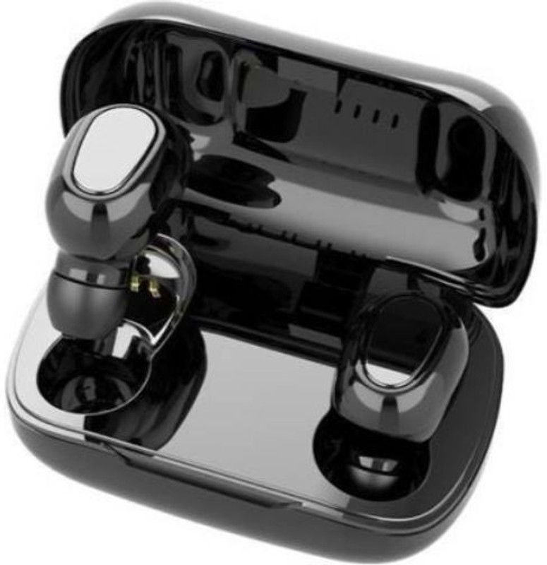 SYARA GHQ_474X TWS L21 bluetooth Headset for all Smart phones Bluetooth Headset  (Black, True Wireless)