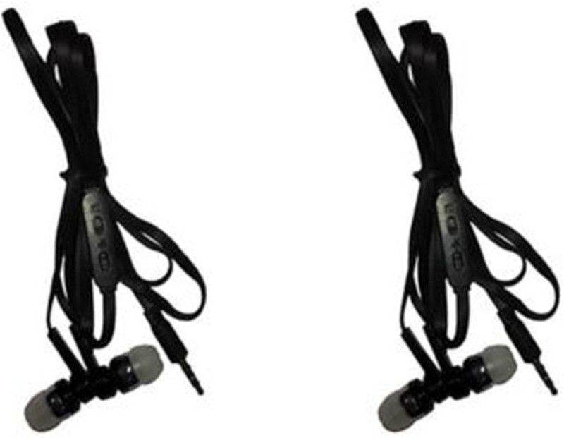Gali Bazar ABEPC307 Wired Headset  (Black, In the Ear)