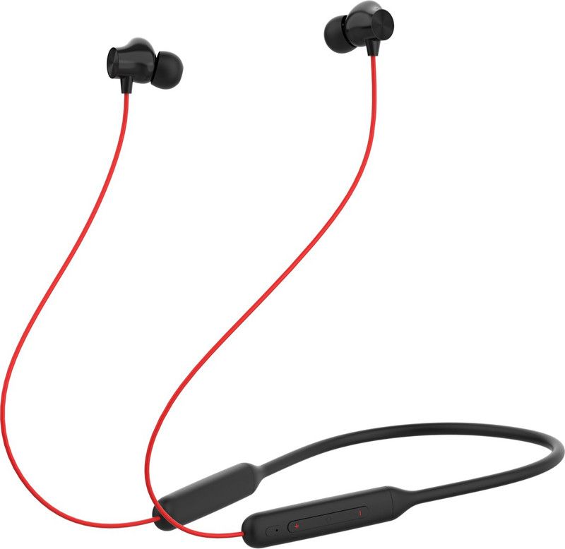 Enacfire E60 Bullets Wireless Z Bass Edition Neckband headphone Bluetooth Headset  (Reverb red, black, In the Ear)