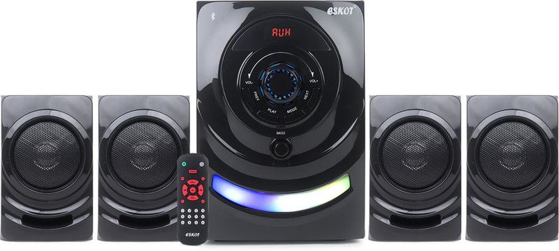 ESKOT ES 5666 50 W Bluetooth Home Theatre  (Black, 4.1 Channel)