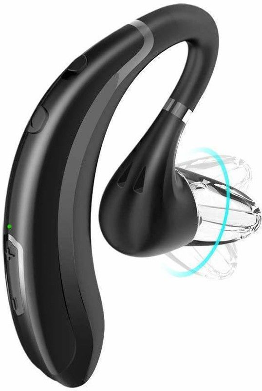 Wireless Bluetooth Headset Bluetooth Headset  (Black, In the Ear)